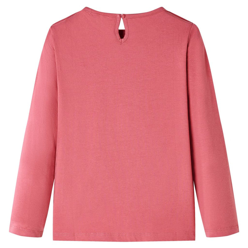 Load image into Gallery viewer, Vidaxl kindershirt met lange mouwen 128 oudroze
