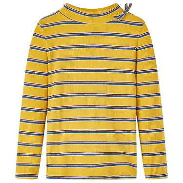 Vidaxl kindershirt met lange mouwen 140 okerkleurig