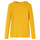 Vidaxl kindershirt met lange mouwen 104 okerkleurig