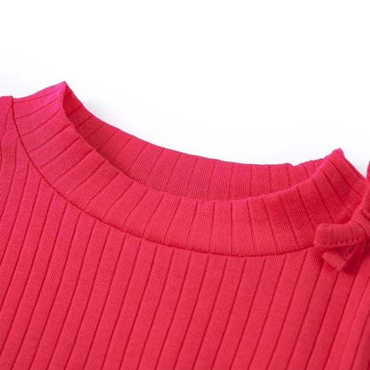 Vidaxl kindershirt met lange mouwen 92 felroze