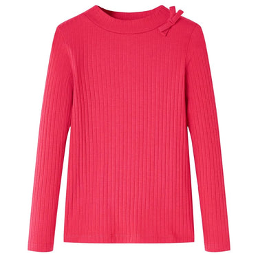 Vidaxl kindershirt met lange mouwen 128 felroze