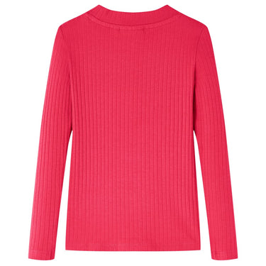 Vidaxl kindershirt met lange mouwen 128 felroze