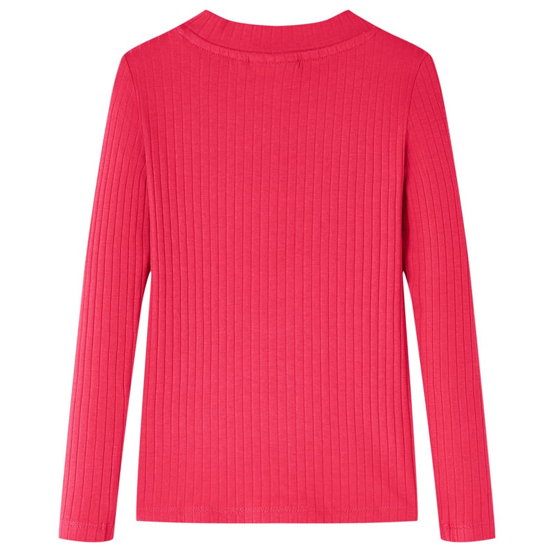 Load image into Gallery viewer, Vidaxl kindershirt met lange mouwen 128 felroze
