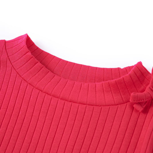 Vidaxl kindershirt met lange mouwen 128 felroze