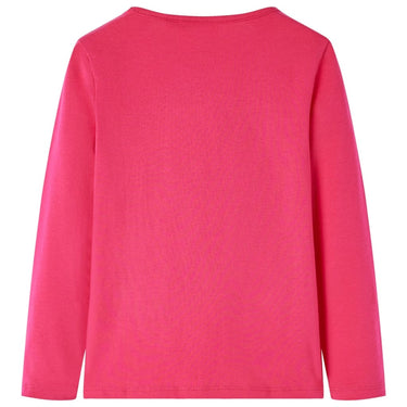 Vidaxl kindershirt met lange mouwen 104 felroze