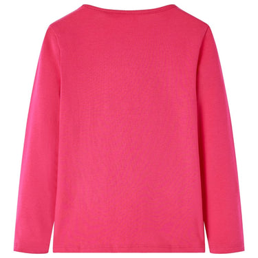 Vidaxl kindershirt met lange mouwen 116 felroze