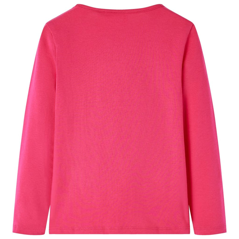 Load image into Gallery viewer, Vidaxl kindershirt met lange mouwen 116 felroze
