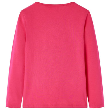 Vidaxl kindershirt met lange mouwen 128 felroze