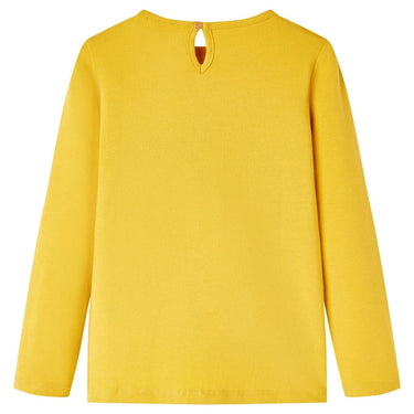 Vidaxl kindershirt met lange mouwen 116 okerkleurig