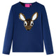 Vidaxl kindershirt met lange mouwen 104 marineblauw