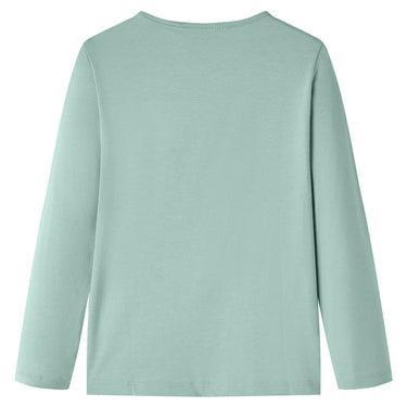 Vidaxl kindershirt met lange mouwen 116 middelmintkleurig