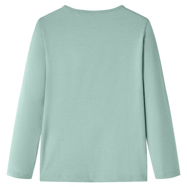 Vidaxl kindershirt met lange mouwen 128 middelmintkleurig
