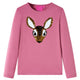 Vidaxl kindershirt met lange mouwen 92 frambozenkleurig