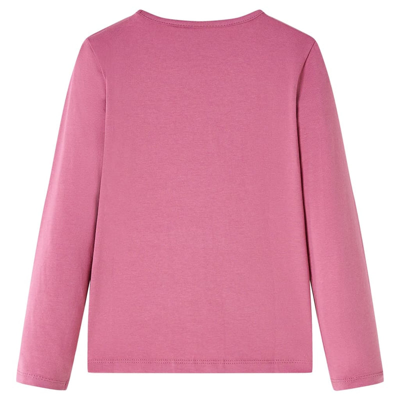Load image into Gallery viewer, VidaXL Kindershirt met lange mouwen 140 frambozenkleurig

