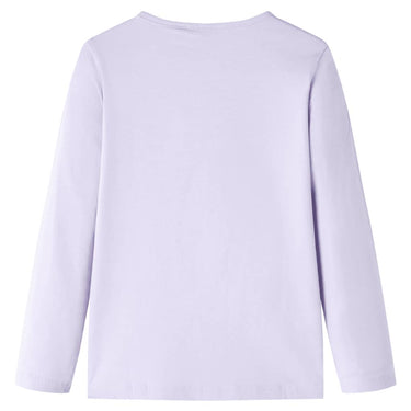 Vidaxl kindershirt met lange mouwen 128 lichtlila