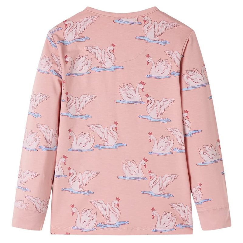 Load image into Gallery viewer, Vidaxl kinderpyjama met lange mouwen 128 lichtroze
