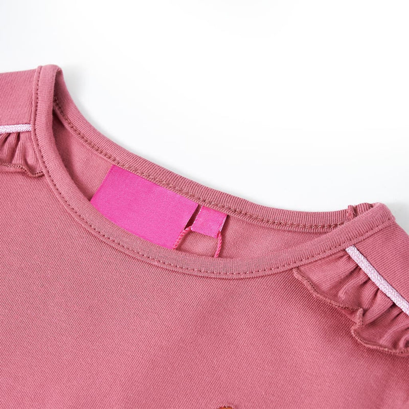 Load image into Gallery viewer, VidaXL Kindershirt met lange mouwen 92 frambozenkleurig
