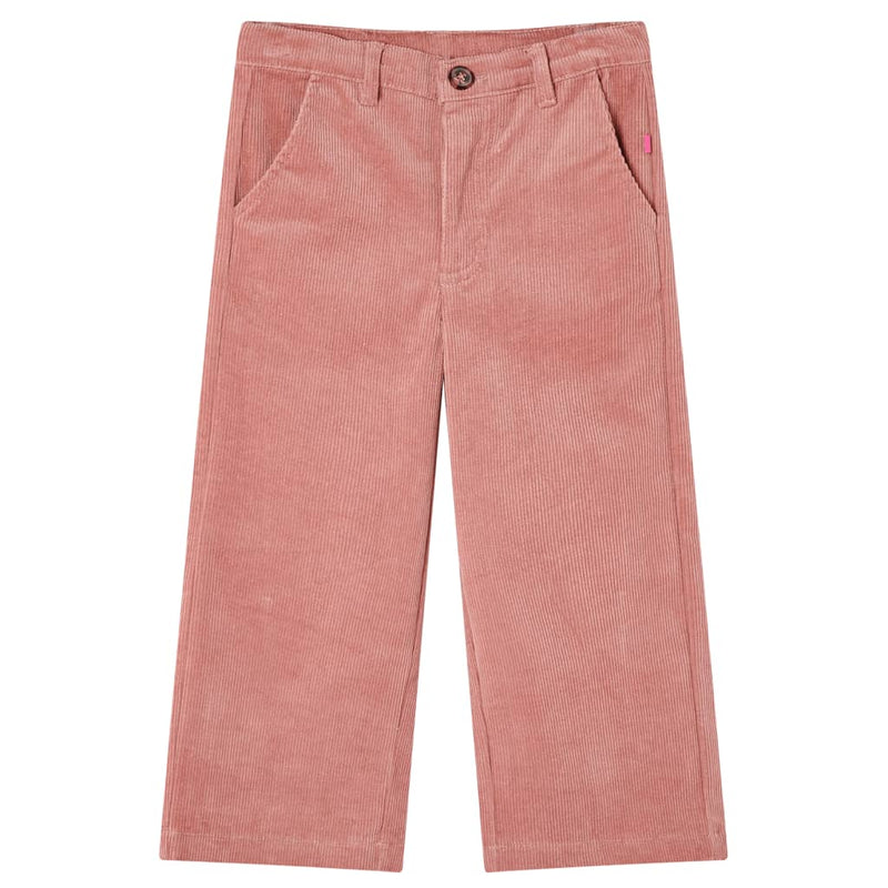 Load image into Gallery viewer, VidaXL Kinderbroek 140 ribfluweel oudroze
