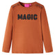 VidaXL Kindershirt met lange mouwen 104 cognackleurig