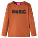 VidaXL Kindershirt met lange mouwen 140 cognackleurig