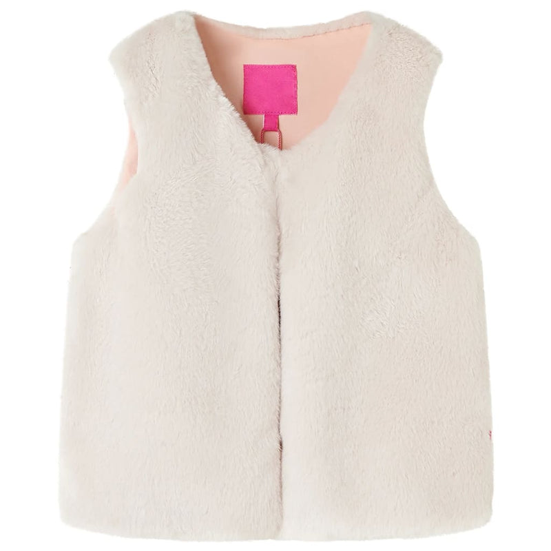 Load image into Gallery viewer, VidaXL Kinderjas 116 kunstvacht beige
