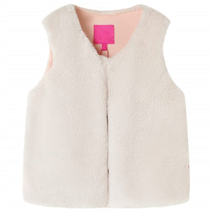 VidaXL Kinderjas 128 kunstvacht beige