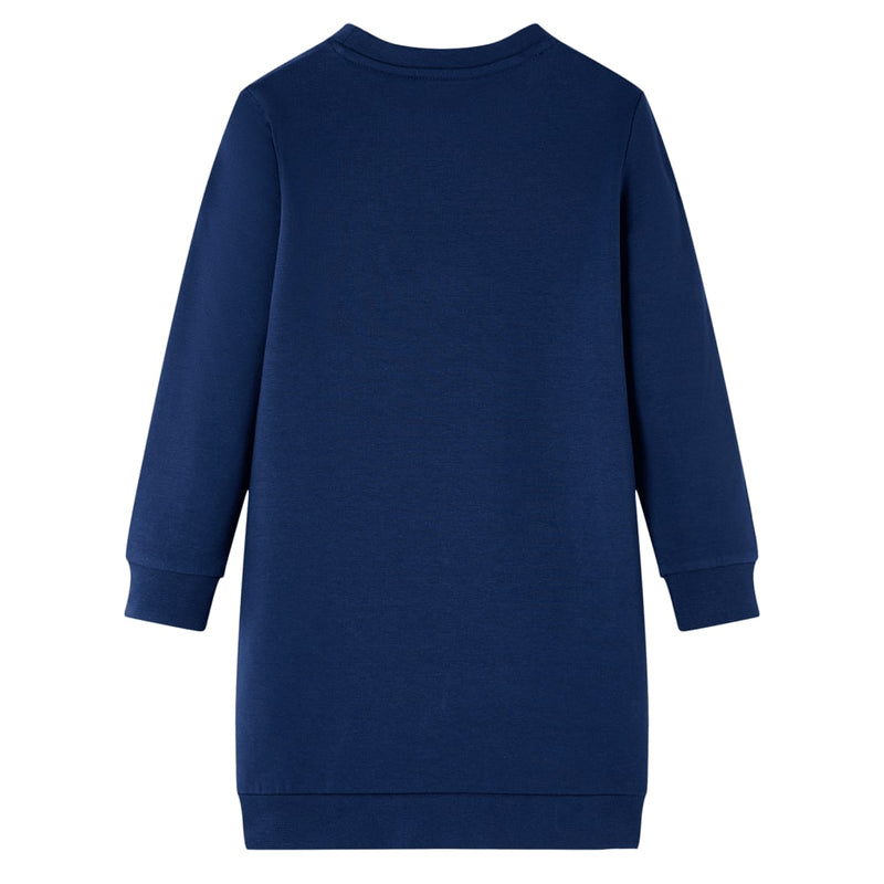 Load image into Gallery viewer, VidaXL Kinderjurk 140 marineblauw

