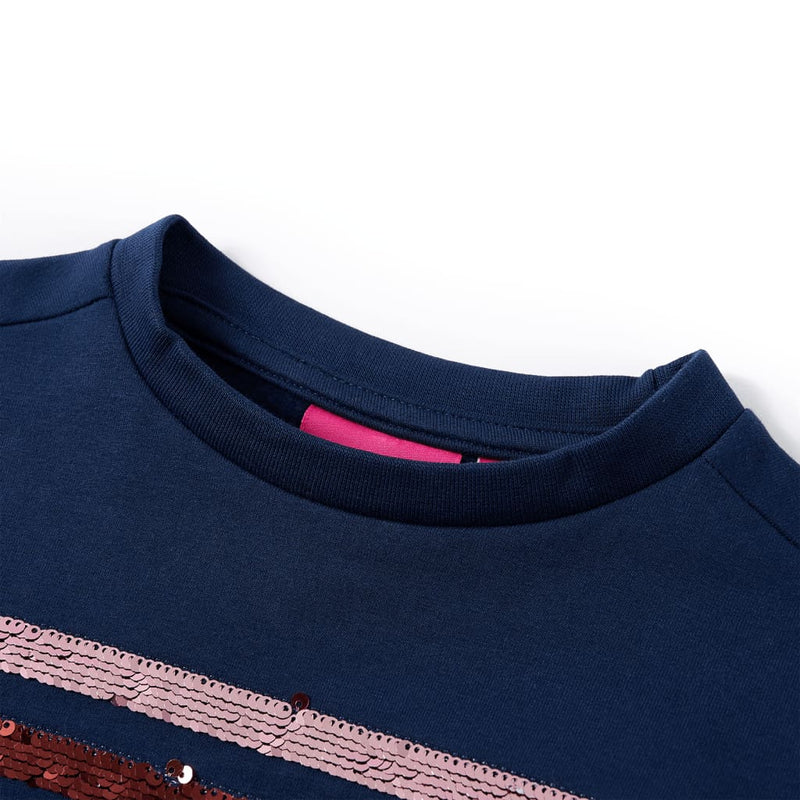 Load image into Gallery viewer, VidaXL Kinderjurk 140 marineblauw
