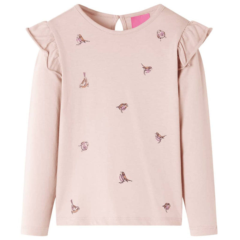 Load image into Gallery viewer, VidaXL Kindershirt met lange mouwen 104 roze

