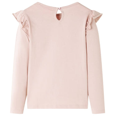 Vidaxl kindershirt met lange mouwen 116 roze