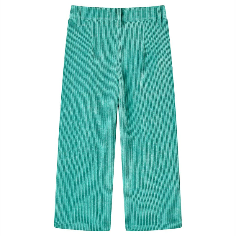 Load image into Gallery viewer, Vidaxl kinderbroek 92 ribfluweel mintgroen
