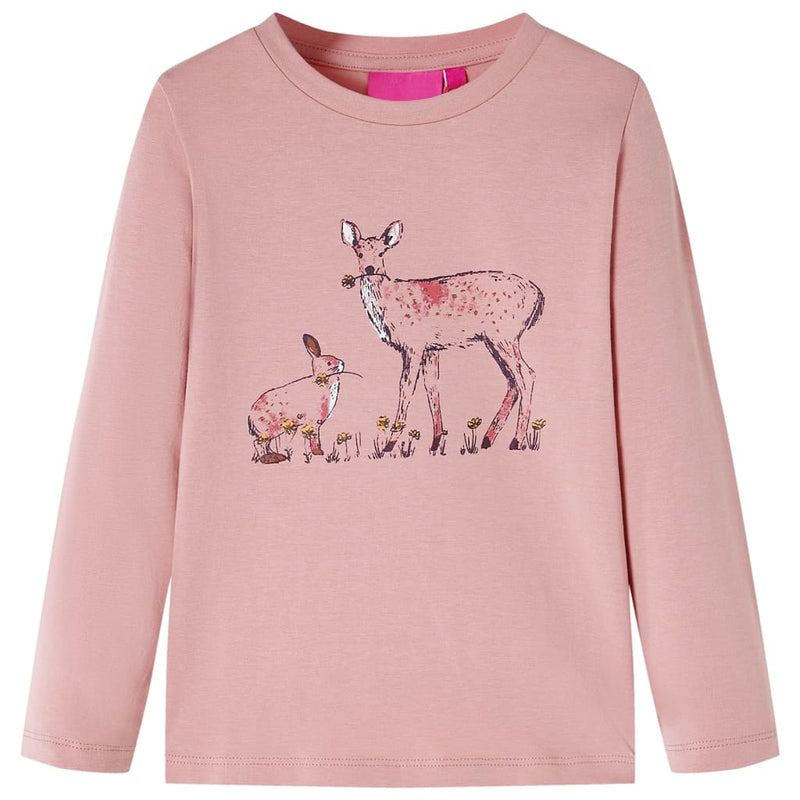 Load image into Gallery viewer, Vidaxl kindershirt met lange mouwen 92 roze
