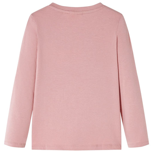 Vidaxl kindershirt met lange mouwen 92 roze