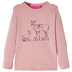 Vidaxl kindershirt met lange mouwen 128 roze