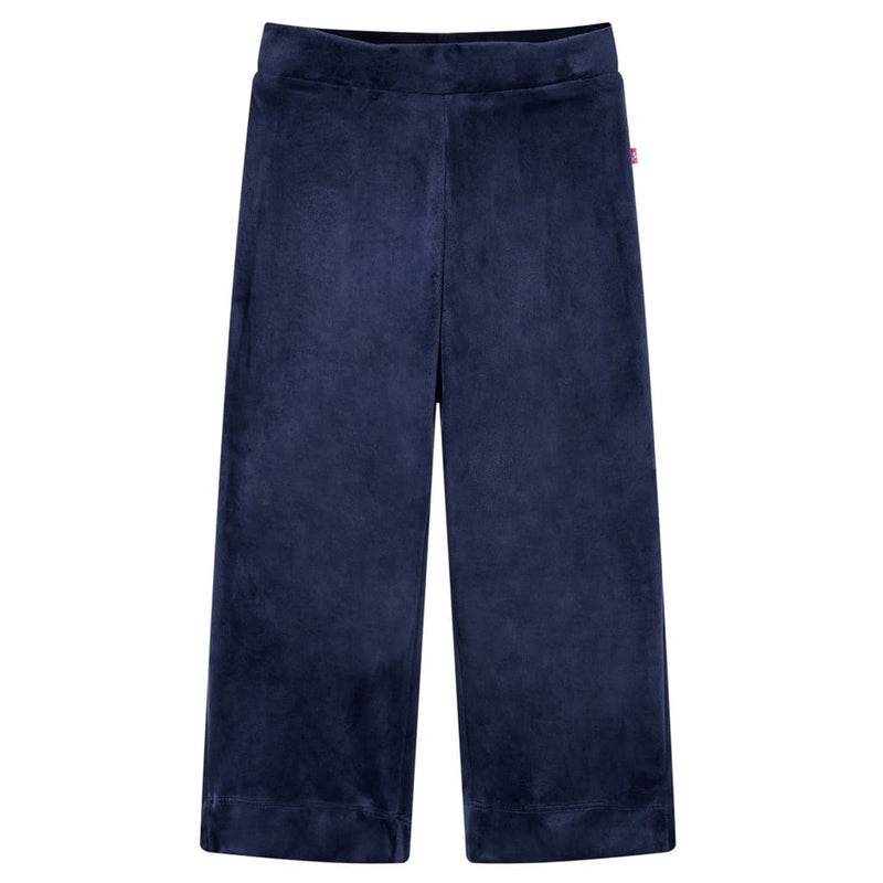 Load image into Gallery viewer, Vidaxl kinderbroek fluweel 104 donkerblauw

