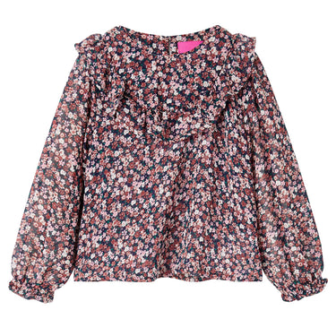 Vidaxl kindershirt met lange mouwen 92 donkerroze