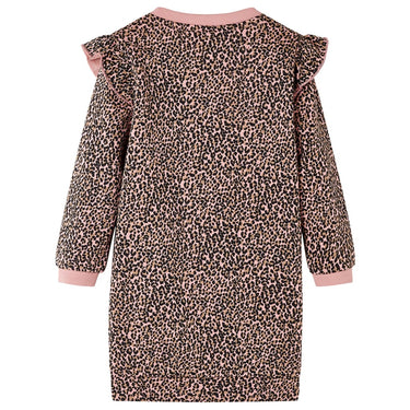 Vidaxl kinderjurk 104 middelroze