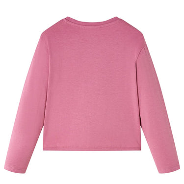 Vidaxl kindershirt met lange mouwen 104 frambooskleurig