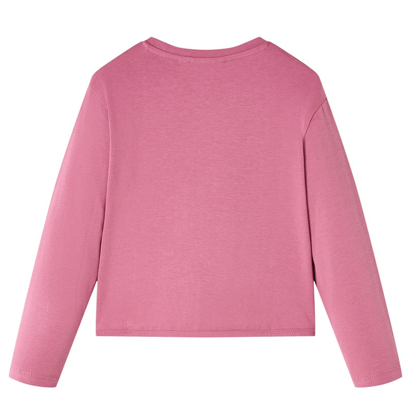 Load image into Gallery viewer, Vidaxl kindershirt met lange mouwen 128 frambooskleurig
