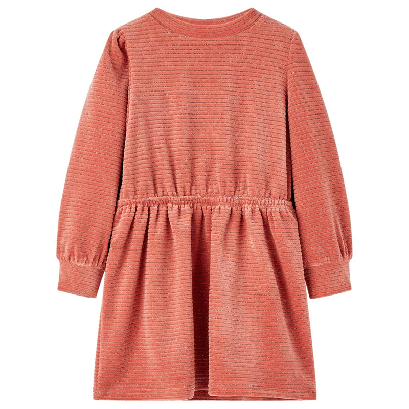 Load image into Gallery viewer, VidaXL Kinderjurk met lange mouwen 92 middelroze
