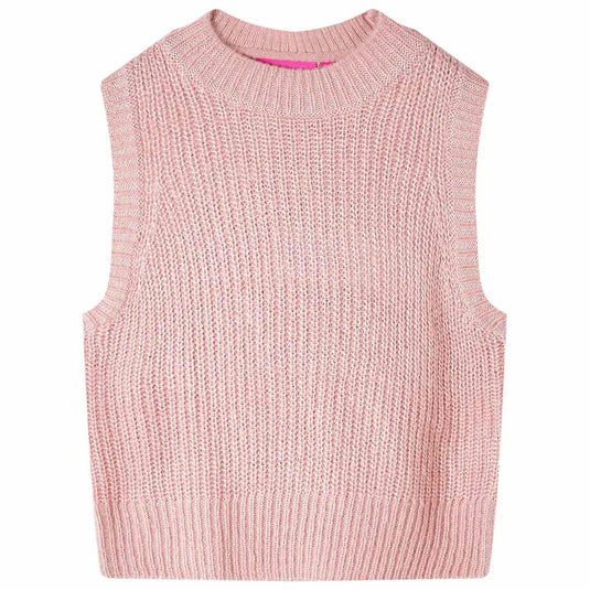 Vidaxl kinderspencer gebreid 92 lichtroze