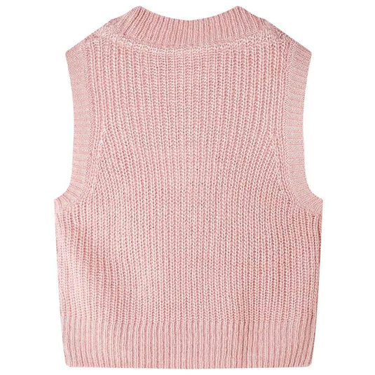 Vidaxl kinderspencer gebreid 92 lichtroze