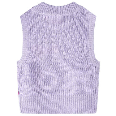Vidaxl kinderspencer gebreid 92 lichtlila