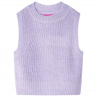 Vidaxl kinderspencer gebreid 116 lichtlila