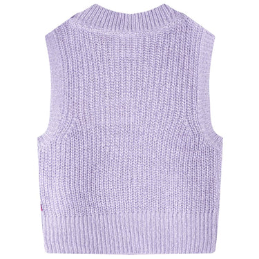 Vidaxl kinderspencer gebreid 116 lichtlila