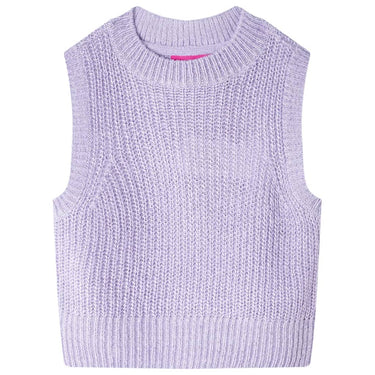 Vidaxl kinderspencer gebreid 128 lichtlila