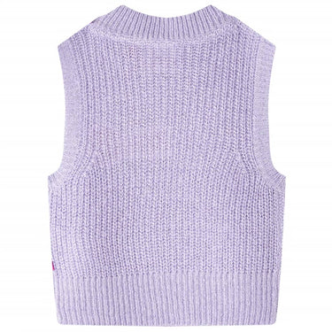 Vidaxl kinderspencer gebreid 128 lichtlila