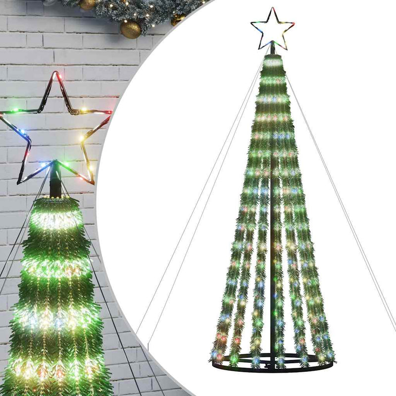 Load image into Gallery viewer, Vidaxl led-kerstboom 275 leds kleurrijk 180 cm
