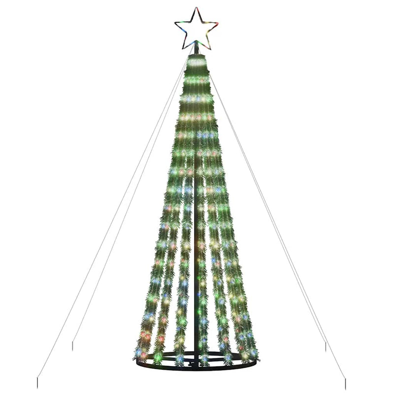 Load image into Gallery viewer, Vidaxl led-kerstboom 275 leds kleurrijk 180 cm
