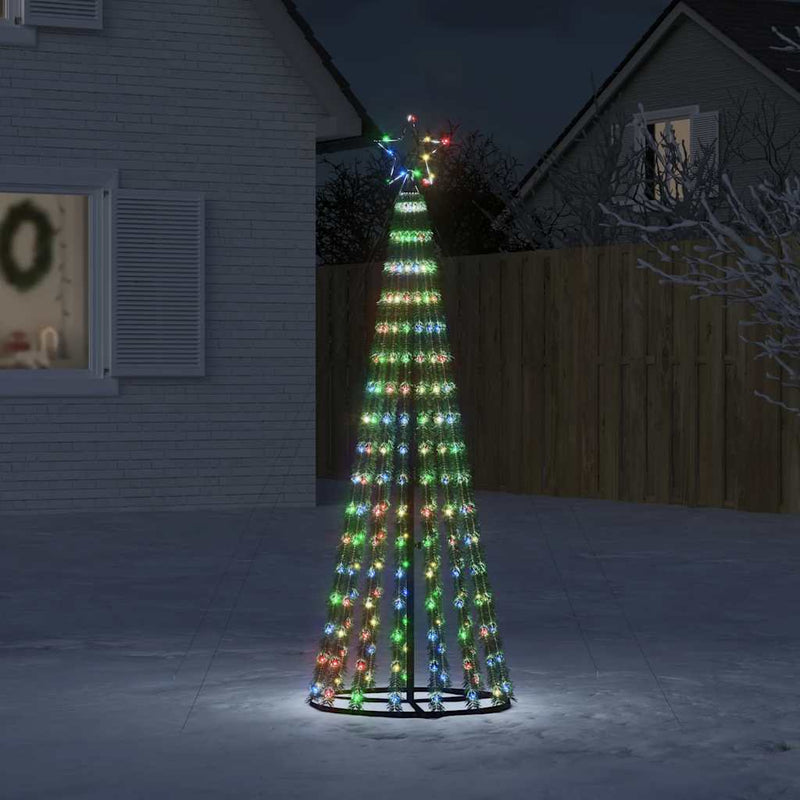 Load image into Gallery viewer, Vidaxl led-kerstboom 275 leds kleurrijk 180 cm
